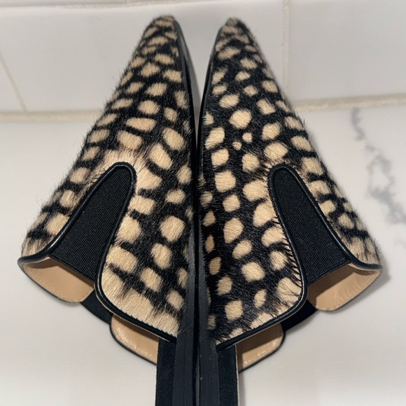 JENNI KAYNE
Pony Hair Mule Animal Print Leather Mule Size 35 cow zebra leopard - Picture 6 of 10